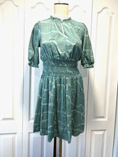 woman short dress size small new with tag color green by Nine west
