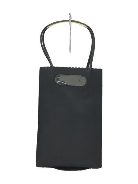 CHANEL Black Leather Logo Tote Bag PGBU17