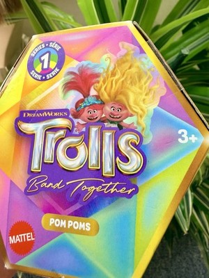 Trolls Pom Poms Trolls Band Together Vielzahl von Puppen für Mädchen ab 3 Jahren