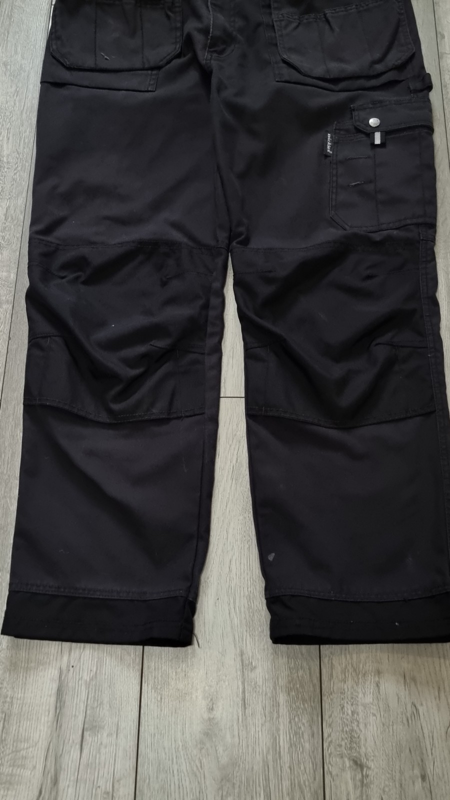 Dickies Eisenhower Mens Black Work Trousers Holster Pockets Reinforced Knees W38 image 5