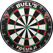 BULL'S Focus II Turnier Bristle Board Dartboard Turnierdartscheibe Dartscheibe