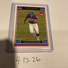 Topps 2006 Mario Williams Rookie #351 Houston Texans Football Trading Card