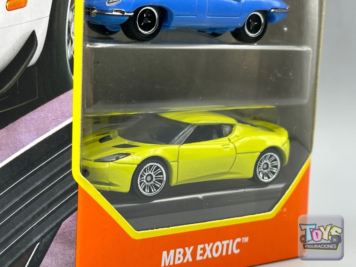 Matchbox MBX EXOTIC 5-Pack ,Lamborghini ,Corvette ,Ford GT