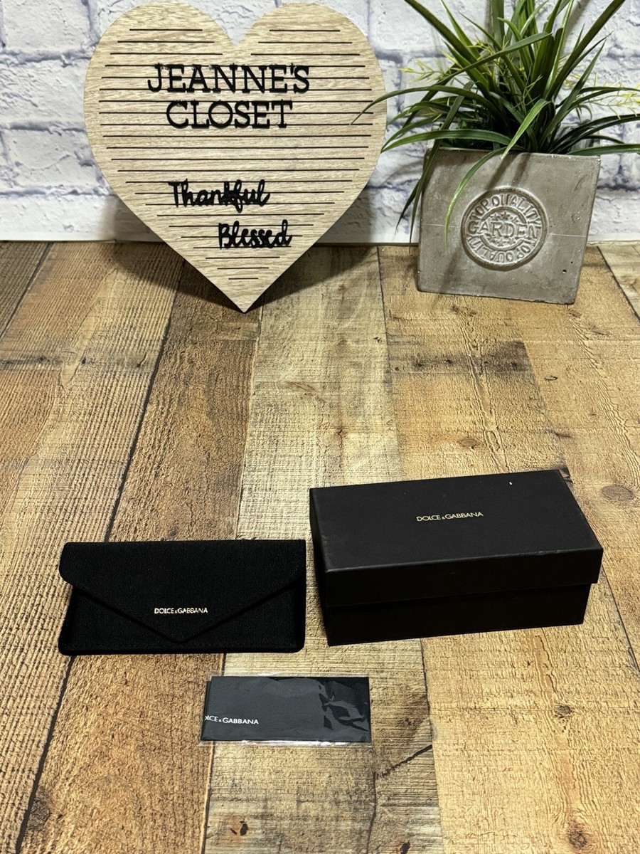 DOLCE&GABBANA サングラス ケース・袋付き New Case Box Cloth Set Dolce Gabbana Sunglasses Eyeglasses Black