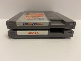 Lote de juegos NES (doble regate, aros) probado por Nintendo