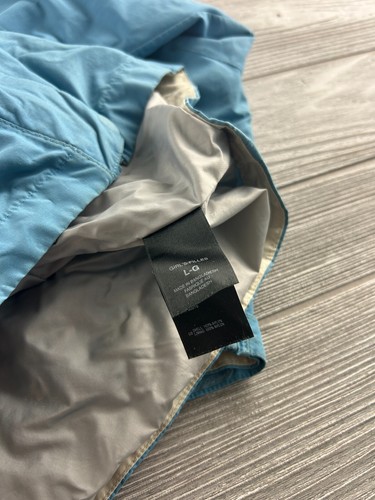 The North Face Girl's Blue/White Long Sleeve Zip Off Hood Full Zip Jacket Size L - Picture 10 of 10