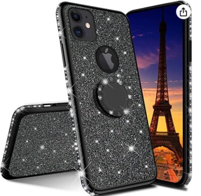 Kompatibel mit iPhone 13 Pro Max Hülle Glitzer Diamant Glänzend Bling Schutzhülle