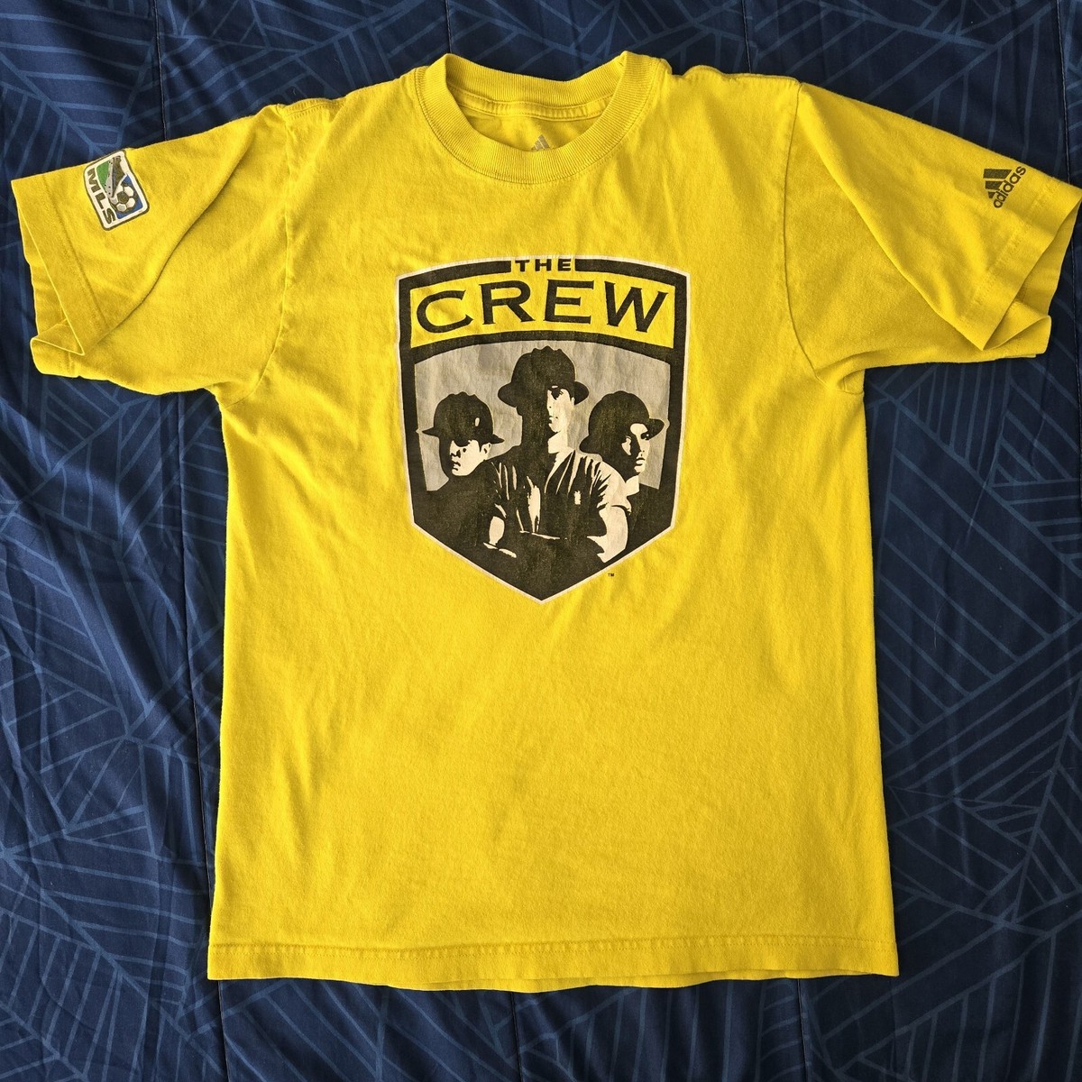Vintage Columbus Crew Logo Shirt Mens Small Adidas MLS
