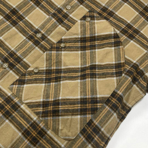LIMI feu FLANNEL SHIRT BIG CHEST POCKET