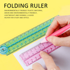 5-pack of 30cm Folding Rulers,Transparent Ruler for Geometric,for ...
