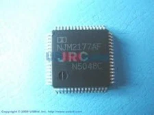 JRC NJM2177AF QFP64 DOLBY PRO LOGIC SURROUND DECODER RH