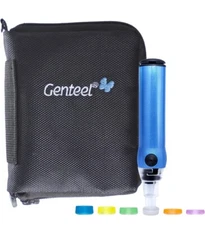 Pain-Free Glucose Testing: Innovative Vacuum Lancing Device in Butterfly Blue