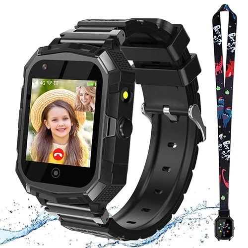 Smartwatch 4G Dzieci Telefon Zegarek z GPS WiFi Rozmowa wideo SOS dla chłopców Dziewcząt - Zdjęcie 2 z 65