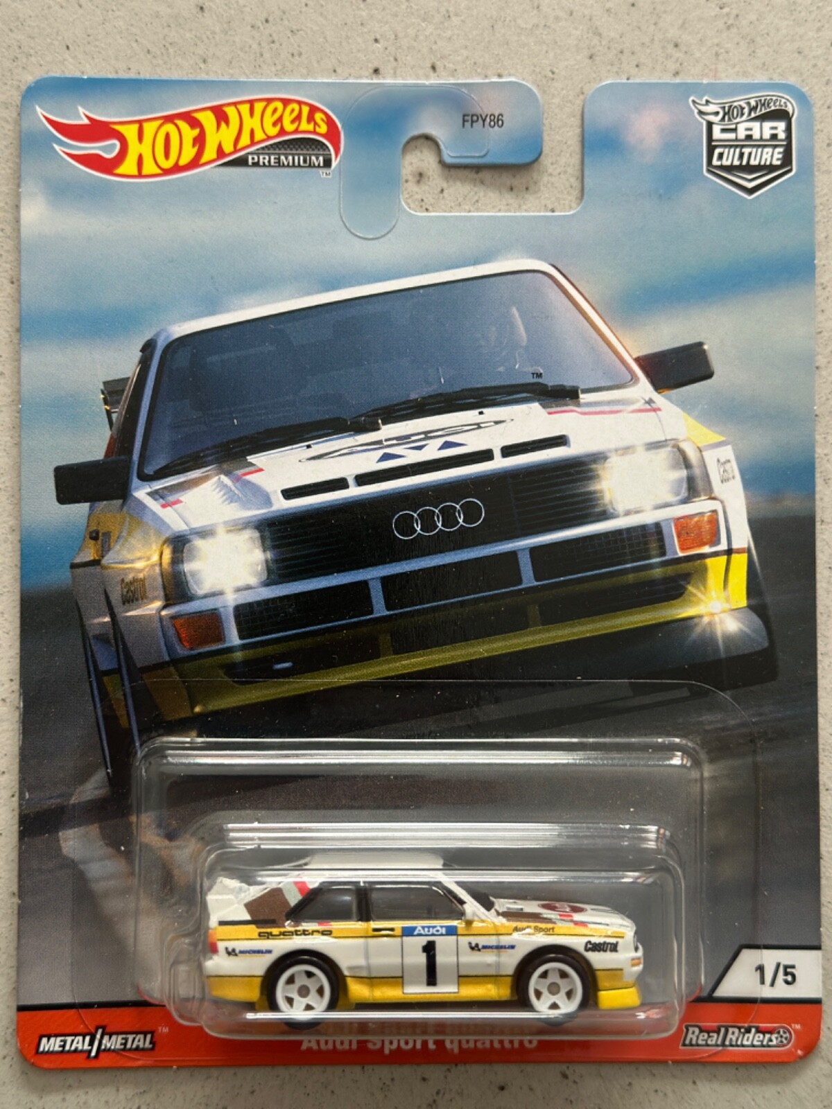 2020 Hot Wheels Premium Thrill Climbers AUDI SPORT QUATTRO Car Culture RS