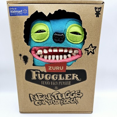 Fuggler Funny Ugly Monster New Fuggs On The Block Plush Greedy Grinner Blue ZURU