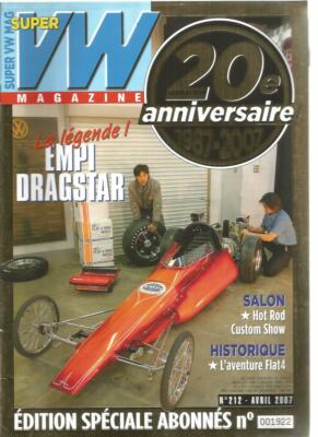 VW Magazin Nr.212 Empi Dragstar / 20. Jahrgang 1987-2007 / Adventure Flat 4