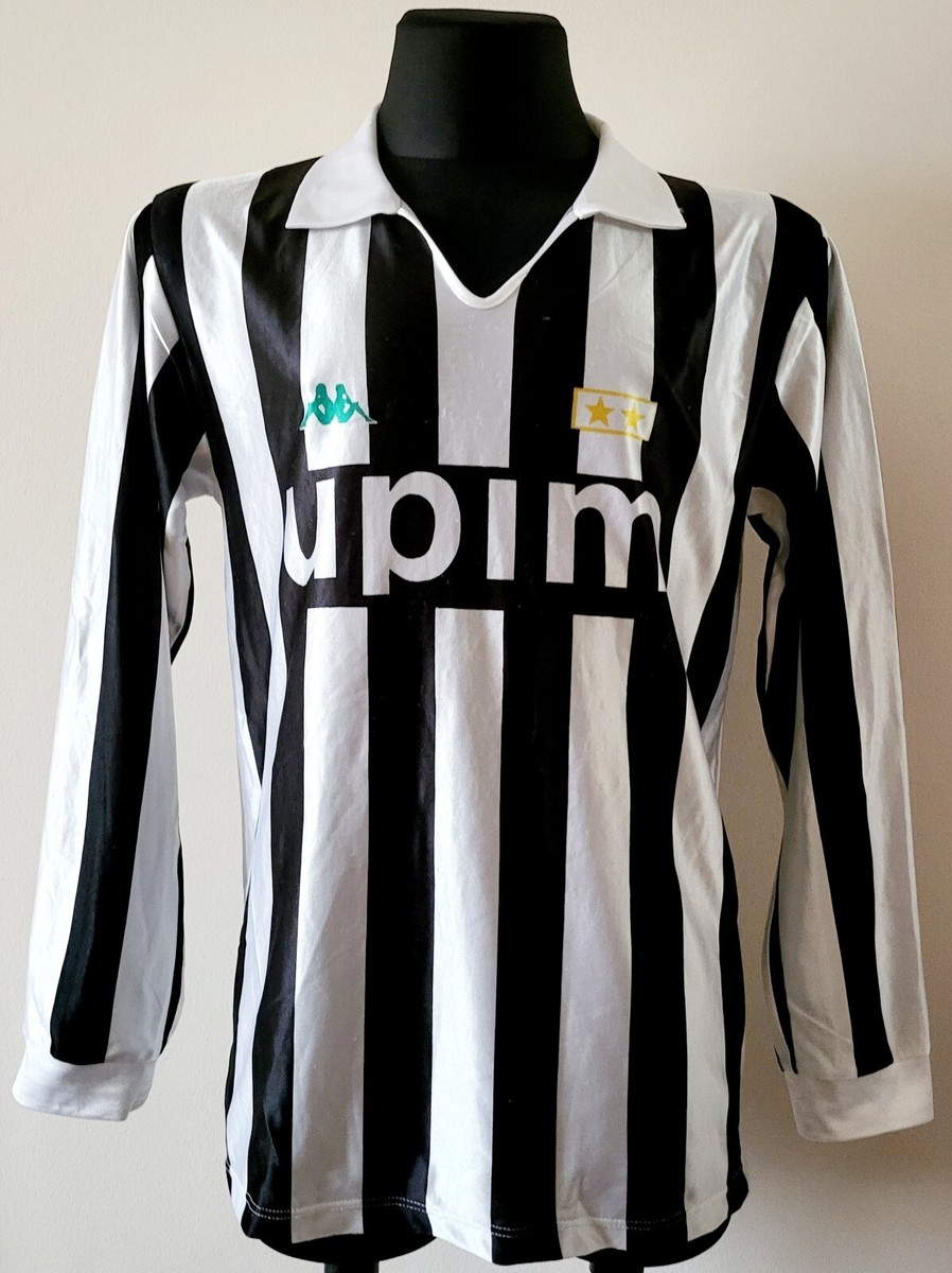 Juventus 1990 - 1991 Home rare football Kappa long sleeve jersey