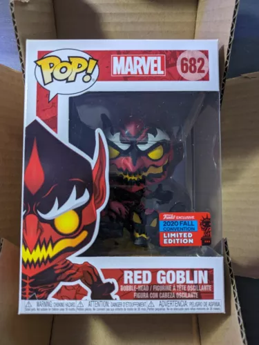 Funko POP Duende Rojo - Marvel #682 2020 Convención de Otoño de Nueva York tema candente exclusivo