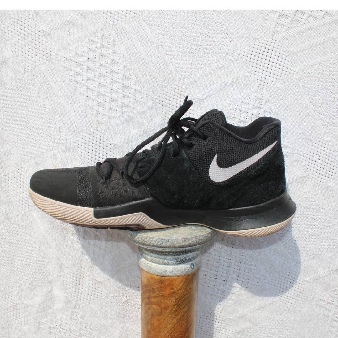 Nike Kyrie 3 ‘Black Suede’ (13) Nike Kyrie Black Suede 3s. Size 13. $60. Available in Store  main image 4
