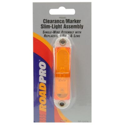 RoadPro RP1747A 3.5'' x 0.75'' Slim Sealed LED Light - Amber