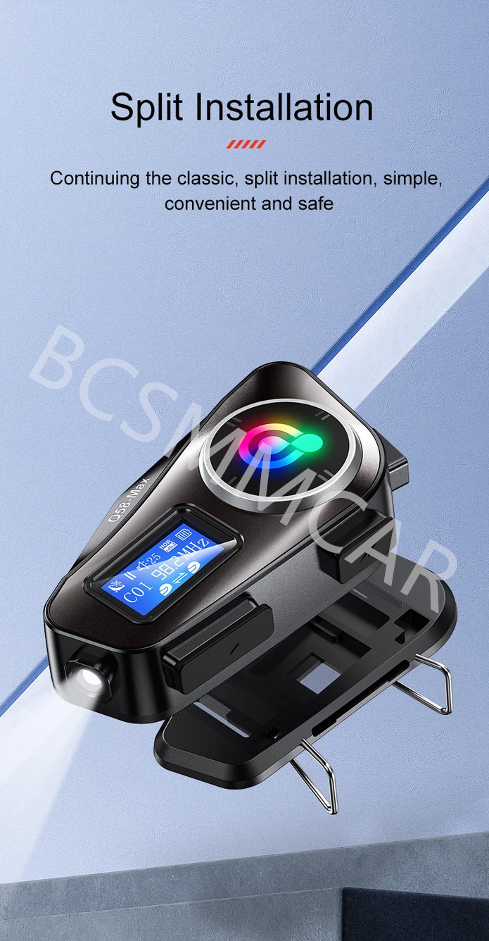 Motorcycle Intercom Bluetooth Helmet Headset Interphone Riders Music Sharing