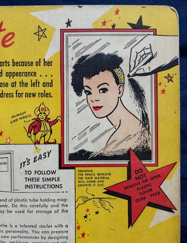 Patti Petite Magnetic Beauty Parlor Toy Includes Magnetic Comb Vintage - Picture 15 of 16