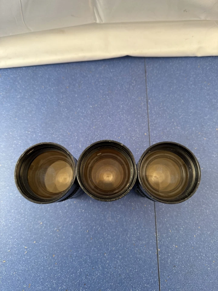 Lote de 3 lentes de proyección zoom Navitar doradas 70-125 mm negras - SIN PROBAR Foto 4 de 4
