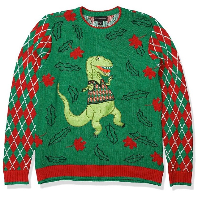 mens dinosaur sweater