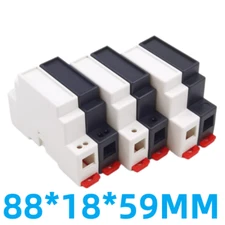 88x18x59mm DIN 35-Rail Housing PLC Project Case Safety gate isolation module Box