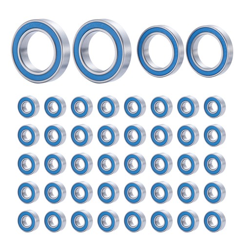 Blue Ball Bearing Metric Rubber Sealed Chrome Steel For 1/10 Axial TRX6 ABEC3 P6 - Picture 167 of 186