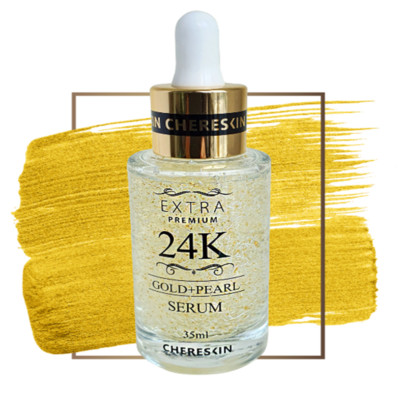 CHERESKIN Extra Premium 24K Gold&Pearl Ampulle 35ml, Koreanische Kosmetik, KBeauty