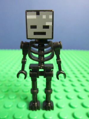 Original Lego Minecraft Wither Skelett Minifigur Set 21126 Lot 3064
