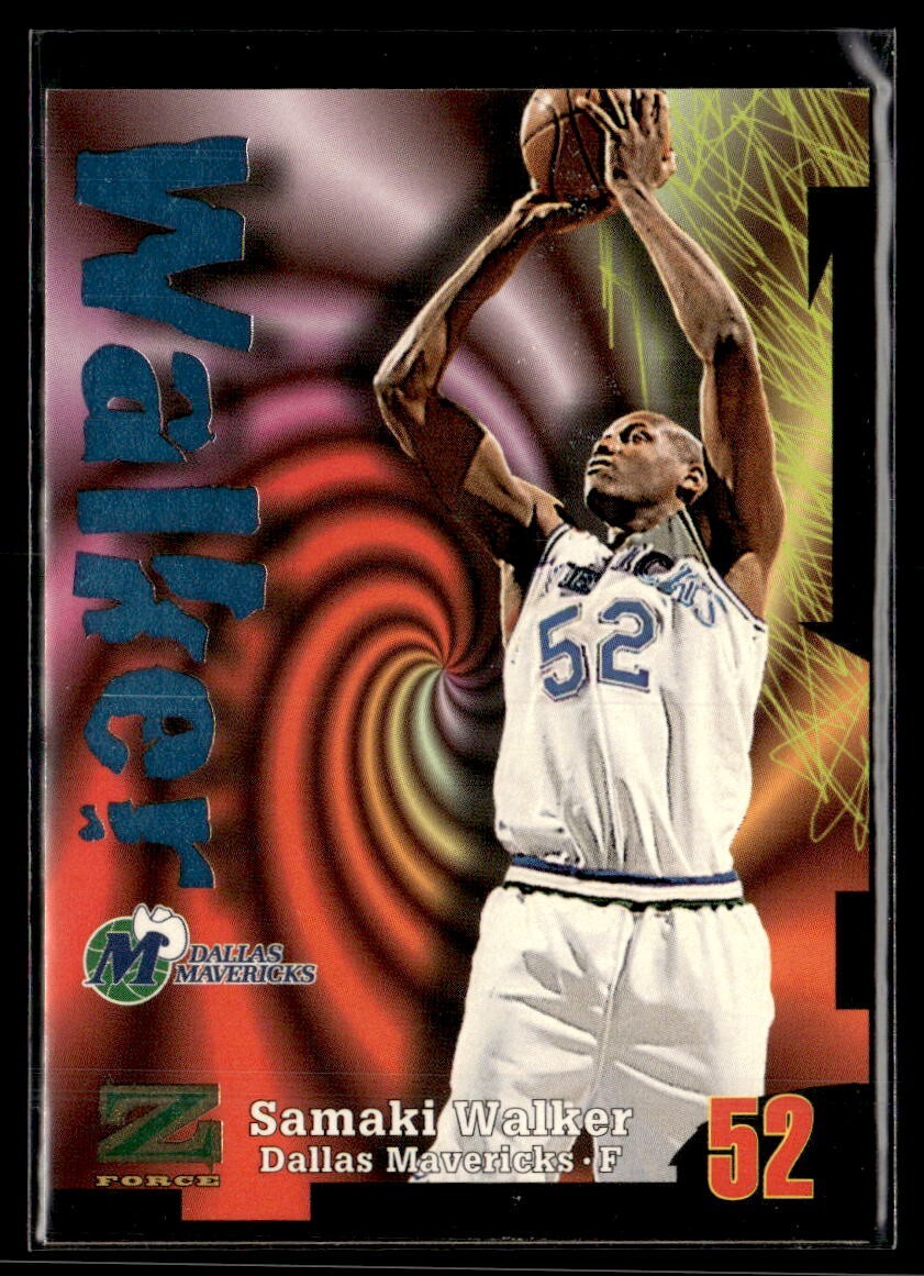 1997-98 SkyBox Z-Force Samaki Walker #52 Dallas Mavericks | eBay