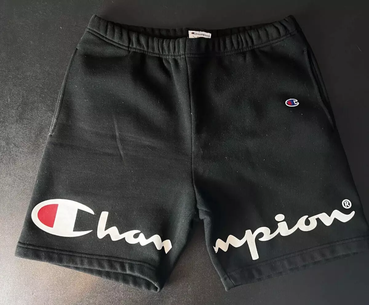 Short sweat noir Supreme x Champion SS18   Taille S   Occasion
