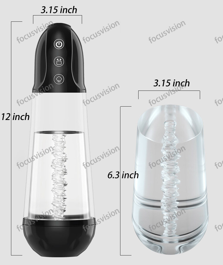 8'' Vacuum Suction Male Penis Pump Enhancer Enlarger Enhancement 8'' Vacuum Suction Male Penis Pump Enhancer Enlarger Enhancement