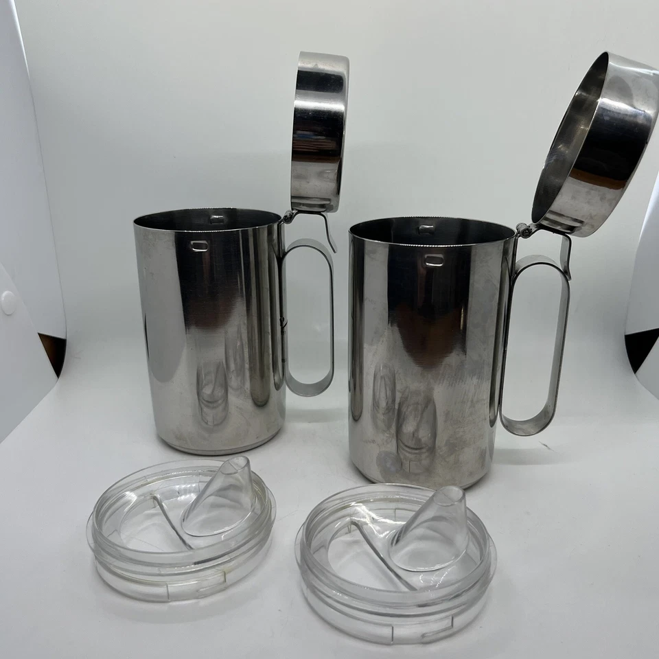 SITLAX (Juego de 2) India Crema de Leche Fría Caliente Gravy con Caño 6" Acero Inoxidable Foto 2 de 4