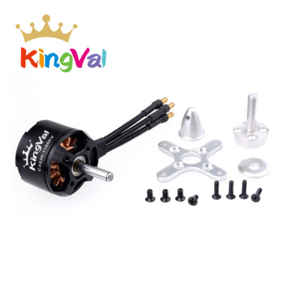 US STOCK KingVal 3530 1400/1100KV Brushless Motor with Screws for RC Fixed-wing