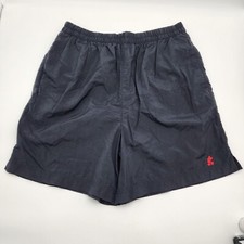 Vintage Disney World Mickey Mouse Black Sport Swim Trunks Men's Shorts Large