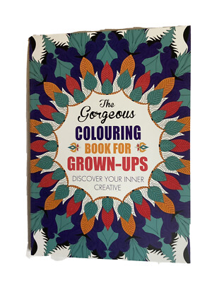 GORGEOUS COLOURING BOOK FOR  GROWN UPS NEW COPY