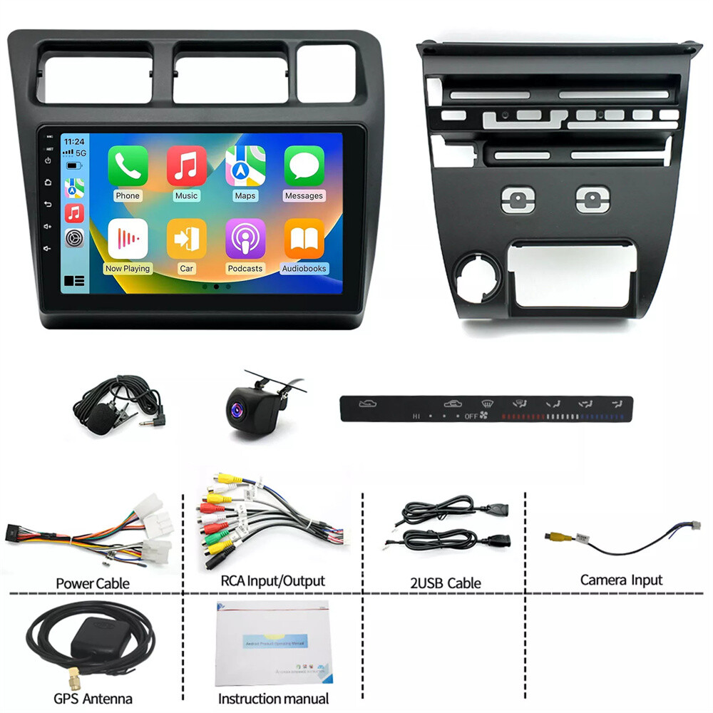 Apple - ぽこ 9'' Carplay For Toyota Corolla 1991-1997 Android 13 Car