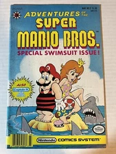 Super Mario Bros. (Valiant Comics 1990) No.4 Beauty and the Beach Nintendo