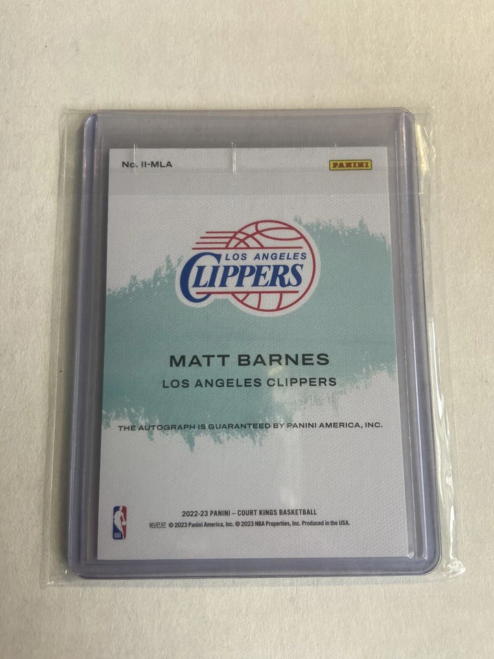 Cortapelos automáticos de tinta impresionista Matt Barnes de baloncesto Court Kings 2022-23 SP Foto 2 de 2