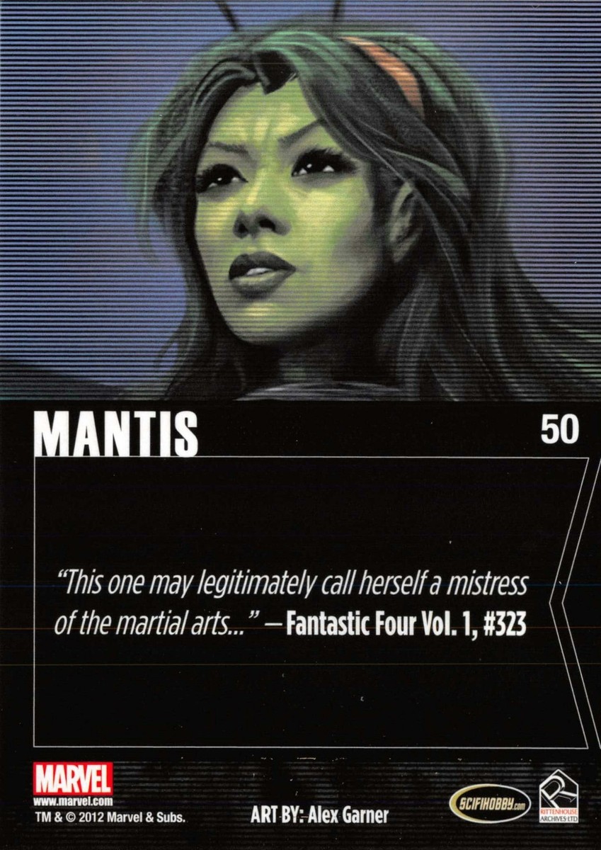 MANTIS / Marvel Greatest Heroes (2012) BASE Trading Card #50 | eBay