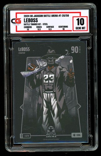 2024 Bo Jackson Battle Arena STEEL T-26/50 LeBOSS Lebron James ~ CG 10 GEM