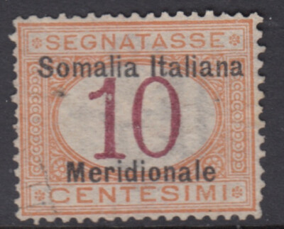 #ad Italy Somalia Tax n. 2 cv 130$ Super Centered used very small pinhole $8.00