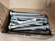 NEW Box of 25 Pieces--MIDWEST Screw Lag Hex Galv 1/2x6 No. 05600 5600