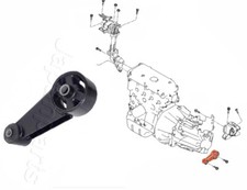 Front Engine Mount JAPANPARTS RU-K143 for Kia Picanto 2004-2011
