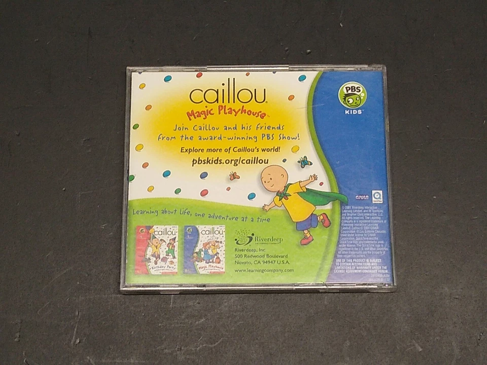 Caillou Magic Playhouse Children's PC Game Learning Company - Image 3 of 3