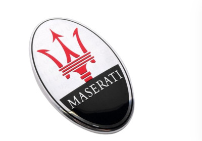 Car Hood Emblem Front Bonnet Badge Decal Black For Maserati Ghibli Quattroporte