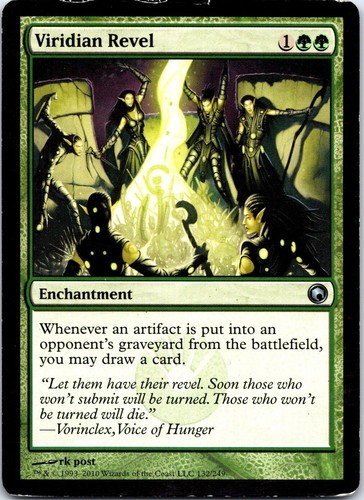 Viridian Revel (132/259) - MTG Magic the Gathering - Scars of Mirrodin MP